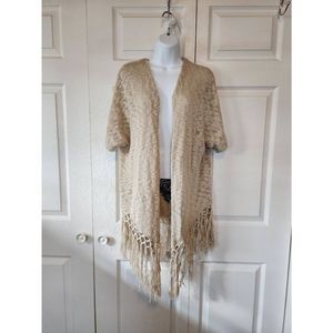 Off White Boho Kimono